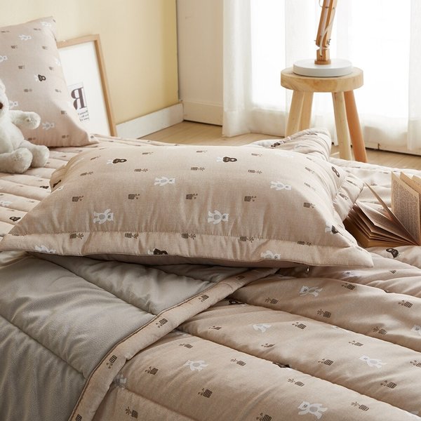 리브린 내피베어 세미마이크로 극세사 차렵이불 베개세트 SS