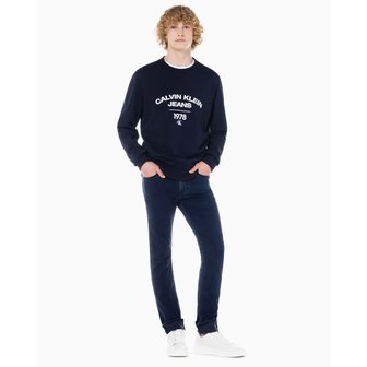 Calvin Klein Jeans 남성 슬림핏 블루블랙 청바지(J324352)