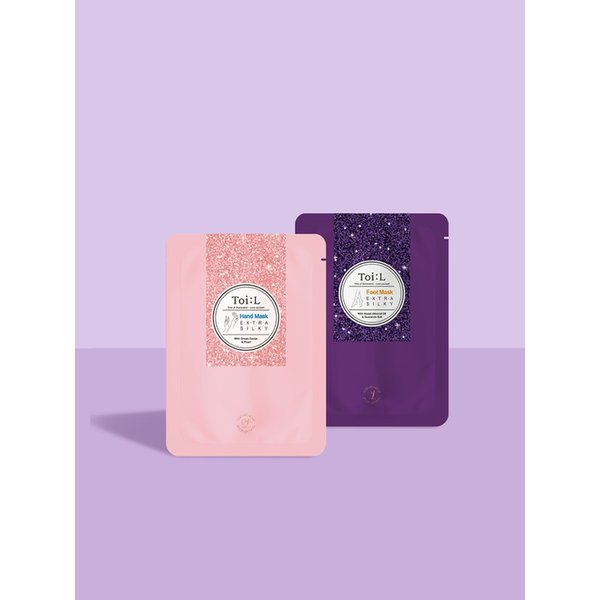 엑스트라 실키 핸드 마스크 1매+풋 마스크 1매