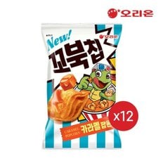 오리온 꼬북칩 카라멜팝콘맛(72g) x 12개