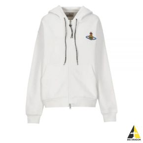 비비안웨스트우드 RUGGED ZIP HOODIE (3I010005 J0006 A401) (ORB 로고 코튼