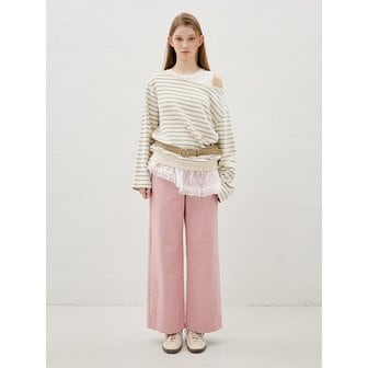 올리브데올리브 스트레이트핏 컬러데님 팬츠 OE6ML3140