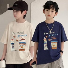 베비포 주니어 남아 반팔티 초등 고학년 캐릭터 루즈핏 여름 티셔...