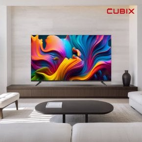 큐빅스 55인치 스마트 TV UHD LED 140cm 구글 안드로이드 에너지1등급 5년AS보증 GTCBX55UHD-A1