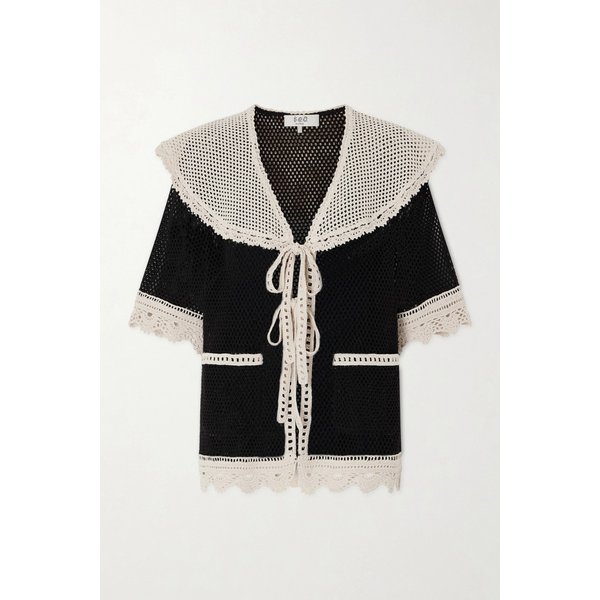 켄달 크로셰 코튼 블라우스 46376663162969493