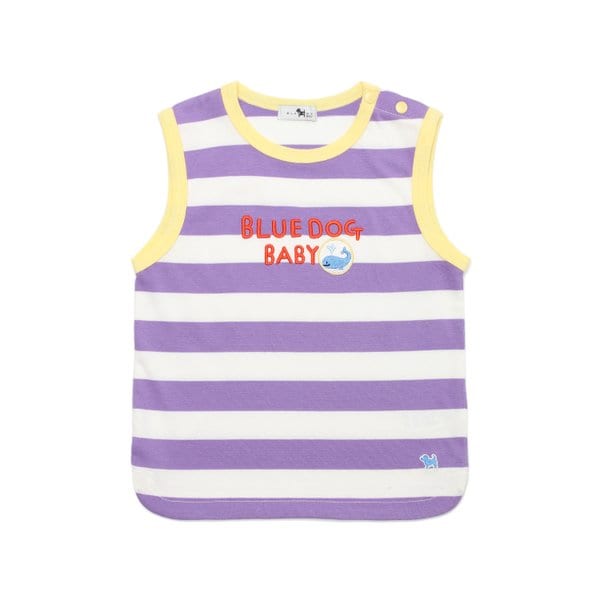 [여주점] [오프라벨 여주점] 블루독베이비 (VI) COOL STRIPE 민소매 티셔츠 (44314-333-05)