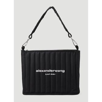 알렉산더왕 여성 Elite Tech Shoulder Bag Black