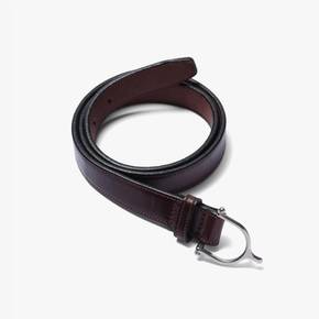 TORY LEATHER 토리 레더 2716 SPUR BUCKLE BELT DARK BROWN TRF2M80000A51