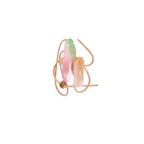 Dancing Objet - No.9 Plus Pink Quartz Brooch