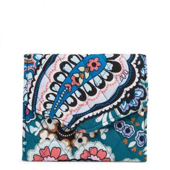 이스퀘어 4840230 Vera Bradley Outlet Cotton Mini Tri-Fold Wallet