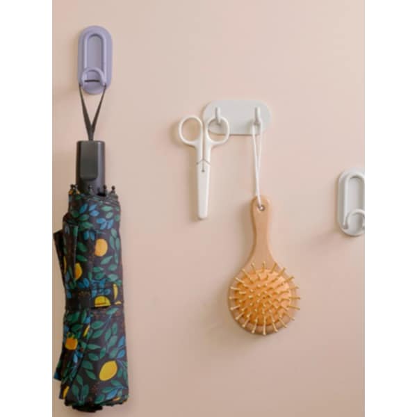 라운드 심플 무타공 다용도 소품 걸이 2종