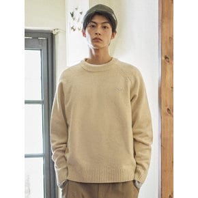 [스타필드코엑스][꼬모니노즈] 남녀공용 MULTI TONE PULLOVER [CREAM]