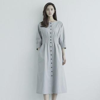 피컬릿 Pintuck linen dress (S2514971)