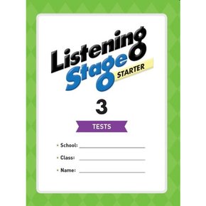 [따뜻한책방] Listening Stage Starter. 3(Tests)