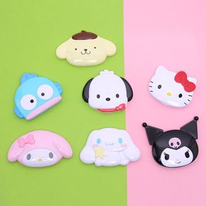 빗거울세트 7종 쿠로미 시나모롤 마이멜로디 키티 폼폼푸린