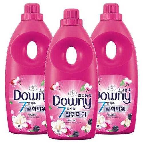 다우니 목련과 베리 1L x 3개 초고농축 섬유유연제 본품(1)