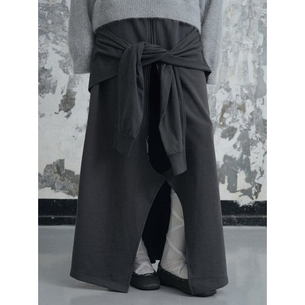 Two-T-A-Way  layered skirt - [3colors]