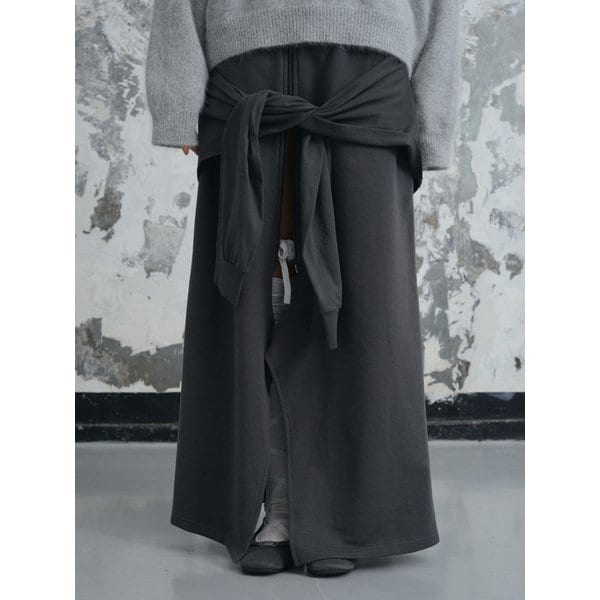 Two-T-A-Way  layered skirt - [3colors]