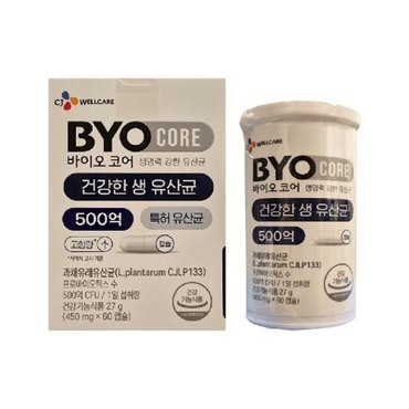  [CJ바이오코어] 건강한 생 유산균 500억 450mg x 60개