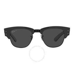 4135799 Ray-Ban Mega Clubmaster Polarized Black Square Uni Sunglasses