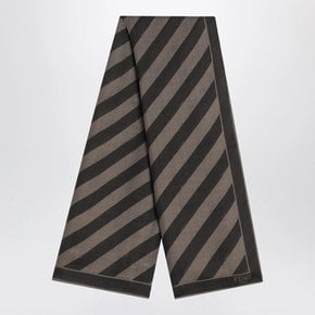 [해외배송] TOBACCOBROWN 실크 스트라이프 스카프 FXS323AUUC-F0VAT B0052047253
