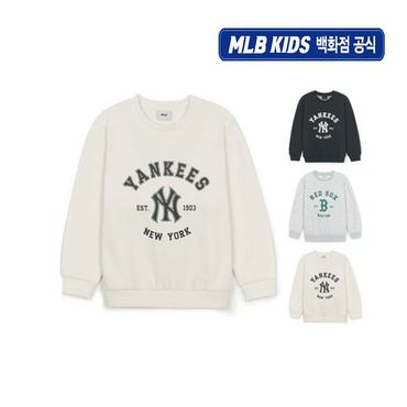 MLB키즈 (백화점공식)24FW바시티 융기모 맨투맨 (3color) 7AMTV0346