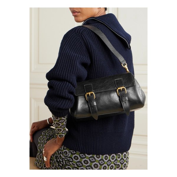 가죽 숄더백 블랙 46376663162872427