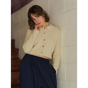 Woody basic cardigan (Cream Beige)