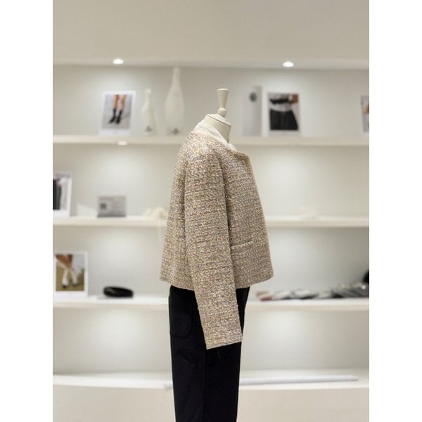 [여주점] 여성 메탈 트위드 자켓 (D251MSF007)