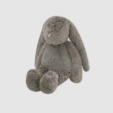 슈슈앤크라 [DIMPEL] Flo 래빗 애착인형(18cm) ㅡ 그레이브라운