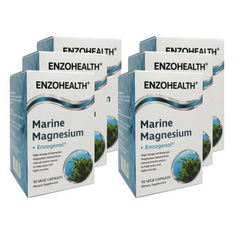  엔조 헬스 마린마그네슘 엔조제놀 비타민B 비타민D 타우린 70캡슐 6개