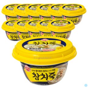 오뚜기 용기죽 참치죽 즉석 간편 식사 대용 285g 12개