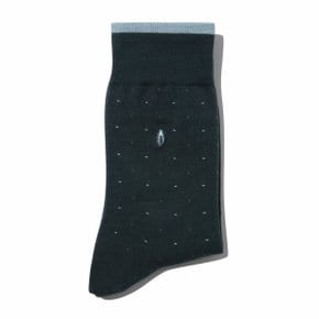 Green Dot Embroidery Socks_CALAX25106GRX