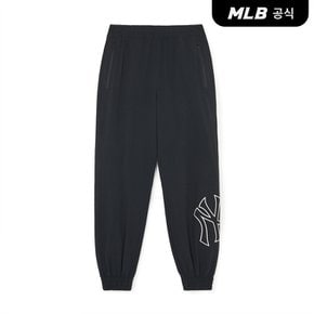 [코리아공식]베이직 빅&메가 로고 썸머 스트레치 우븐 조거 팬츠 NY (Black)