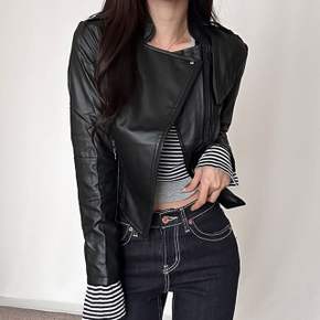 가죽자켓 레더JK 재킷 점퍼 여성 슬림 라이더 DS-CC831