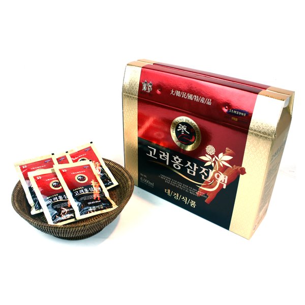 하늘선물 고려홍삼진액 6,000ml(100mlX60포)/홍삼추출엑기스100% 홍삼파우치