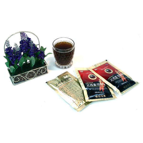 하늘선물 고려홍삼진액 6,000ml(100mlX60포)/홍삼추출엑기스100% 홍삼파우치