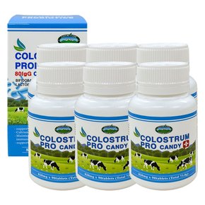 호주 네이쳐스탑 Colostrum 초유 프로바이오틱스 80lgG 90정 6팩