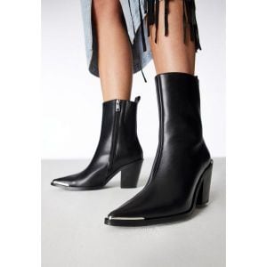 이스퀘어 4719632 NEWD.TAMARIS High heeled ankle boots - black leather