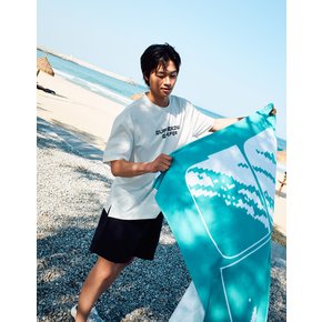남여공용 반팔 루즈핏 기능성 수영복 그리드 숏슬리브 래쉬가드 3종 택1 BC2WTSU001