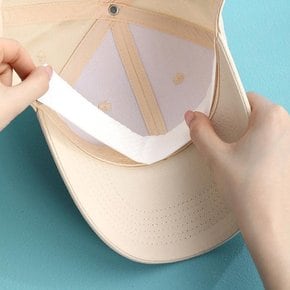 모자 땀패드 캡가드 오염방지테이프 모자땀흡수 휴대
