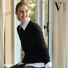 [런칭가59,900원→1만원↓]브이컷 매직텐션 홀가먼트 니트 3종