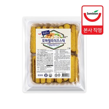 세미원푸드 [세미원] 모짜렐라치즈스틱 1kg (25g x 40개입) x 2팩