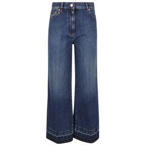 24FW 발렌티노 가라바니 데님 스트레이트 팬츠 BDD13U 79E 558 MEDIUM BLUE DENIM