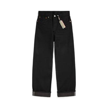 DOUBLE RL W RRL 하이 보이핏 블랙 셀비지 진(WMRRDNMN0920040001)