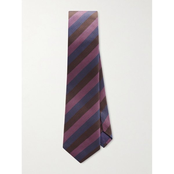 샤르베 8.5cm 스트라이프 실크 넥타이 46376663162965307