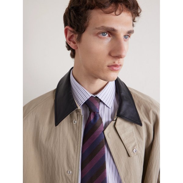 샤르베 8.5cm 스트라이프 실크 넥타이 46376663162965307