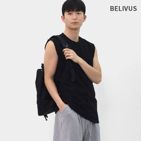 남자 코튼 라운드넥 무지 민소매 BBN172