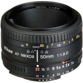 Nikon 단초점 렌즈 Ai AF Nikkor 50mm F1.8D 풀 사이즈 대응