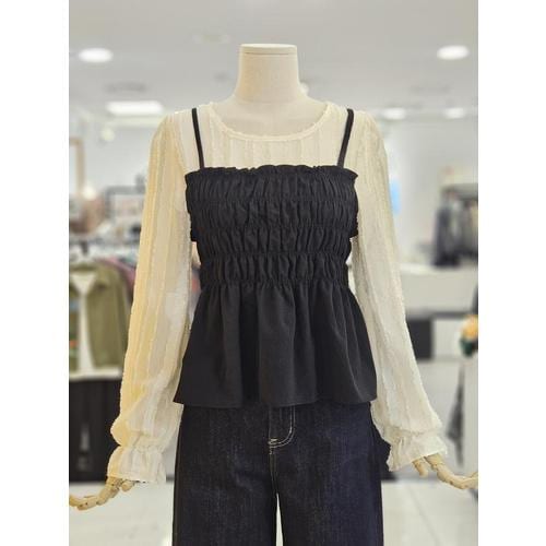 르피타 세이브존01 주름 블라우스 L253UBL902(1)
